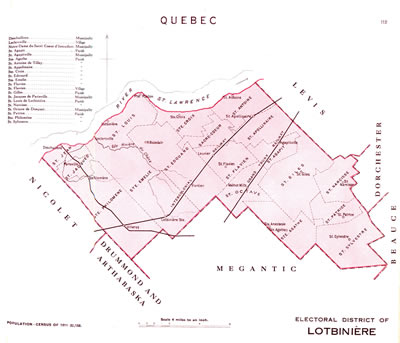 [ Electoral district of Lotbinire, Gouvernement du Qubec,   ]