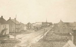 Village of Fortierville and the Railway Track