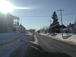 Main street of Fortierville, February 2004
