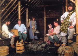 Des historiens ont fourni les renseignements nécessaires afin que ces interprètes puissent incarner des Vikings au Lieu historique national de L’Anse aux Meadows.
(Collection de Parcs Canada, St. John’s)