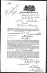 Marriage Registration of John Nicholas and Victoria Commo, 1865, p. 2