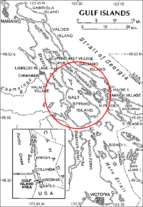 [ Salt Spring and the Gulf Islands, Historical Locations ]