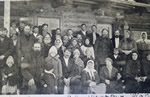 Freedomites at God's Valley settlement, near Grand Forks