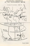 Les dplacements gographiques des Doukhobors entre 1898 et 1913