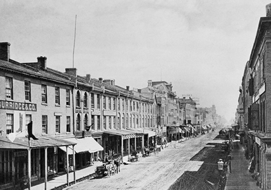 [ View of Dundas Street in London, Unknown, University of Western Ontario Archives Stock Photograph, no # ]