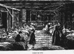 Women's Bedroom in the Immigrants Sheds in Quebec, 1873