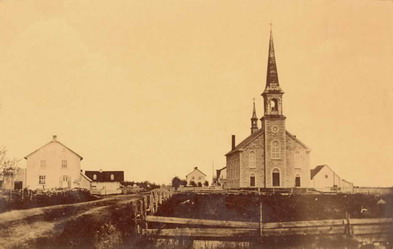 [ glise et village de Sainte-Philomne de Fortierville, Inconnu, Comit touristique et culturel de Fortierville  ]