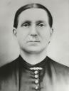 Portrait au fusain d'lisabeth Comeau, c1895