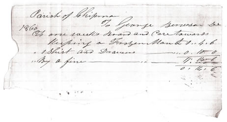 [ George Benison Bill 1861 (photo) ]