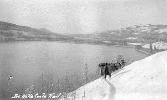 [ Le sentier Bella Coola, Cheslatta, Swannell, Frank Cyril, 1880-1969, BCA G-06637 ]