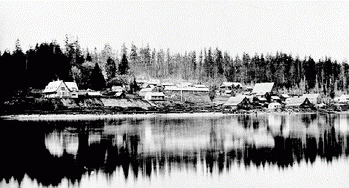 [ Les quais de New Westminster et la rsidence du gouverneur gnral sur la gauche, Claudet, Francis George, 1837-1906, BCA A-03328 ]