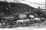Bird's-eye view of Grand Forks showing the Grand Forks Hotel