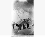 The Chilkoot Pass.  The people on the right are sliding back down for another load.