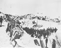 Miners' Goods at the toop of Chilkoot Pass