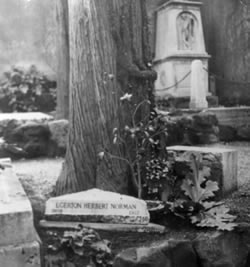 [ The Norman gravestone ]