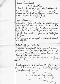 [ Le rapport du coroner — Ada Mills Redpath (page 3) ]