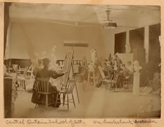 [ Central Ontario School of Art interior, William Cruikshank instructor  ]