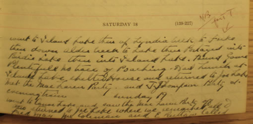 [ Mark Robinson's Daily journal, May 18, 1912 ]