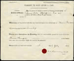 Mandat d’inhumation aprs examen du corps