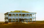 Verigin's dom, or community house, at Otradno, Saskatchewan, built in 1903, destroyed by arson 1916
