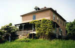 A typical brick Doukhobor communal house near Grand Forks