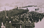 Doukhobors choose a new leader at meeting beside grave of Peter Verigin, Brilliant BC