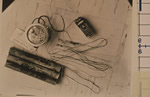 A Freedomite bomb assembly seized by the RCMP