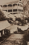 Verigin's home at Brilliant, destroyed by arson in April 1924, Freedomites suspected