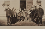 Children parade their patriotism at Henrietta Public School, North Saskatchewan River