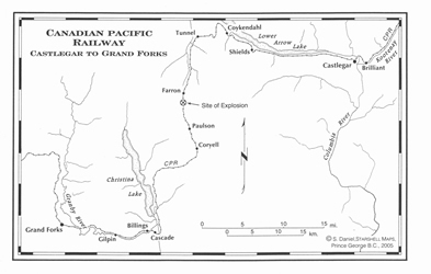 [ La route, S. Daniel. Starshell Maps,   ]