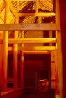 Reconstitution de lintrieur de la halle de Stng 
