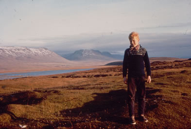 Remains of ingb at Hegranes in northern Iceland