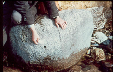Mooring hole, Ten Mile Lake